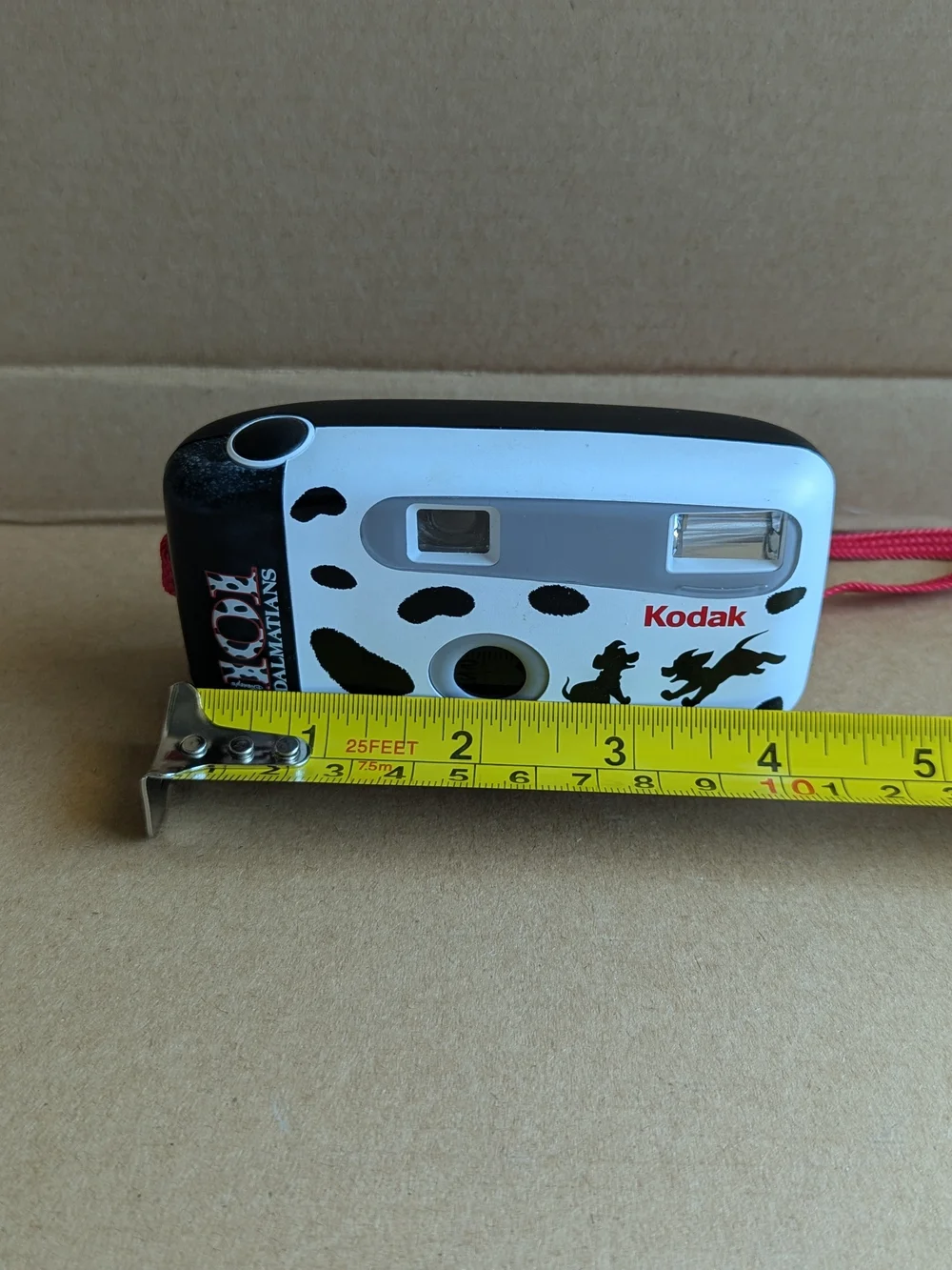 VTG Kodak 101 Dalmatians Pocket Film Camera 1996 Black & White Collectible